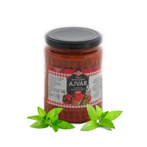 Ajvar domaći pravi ljuti uprženi EXTRA KVALITET, 580g